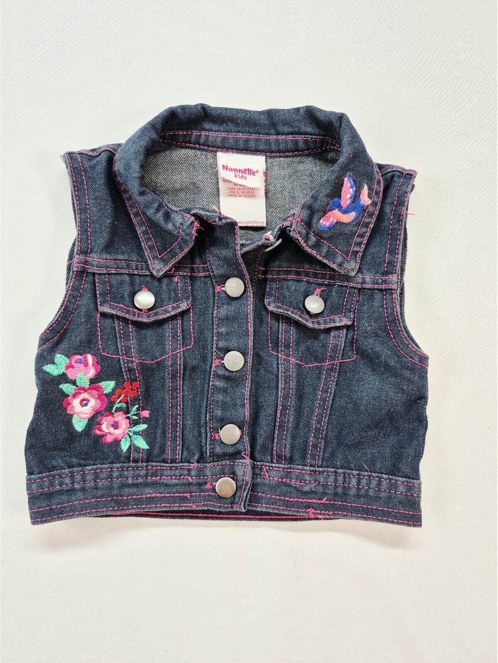 Nanette Kids girls 6 jean embroidered